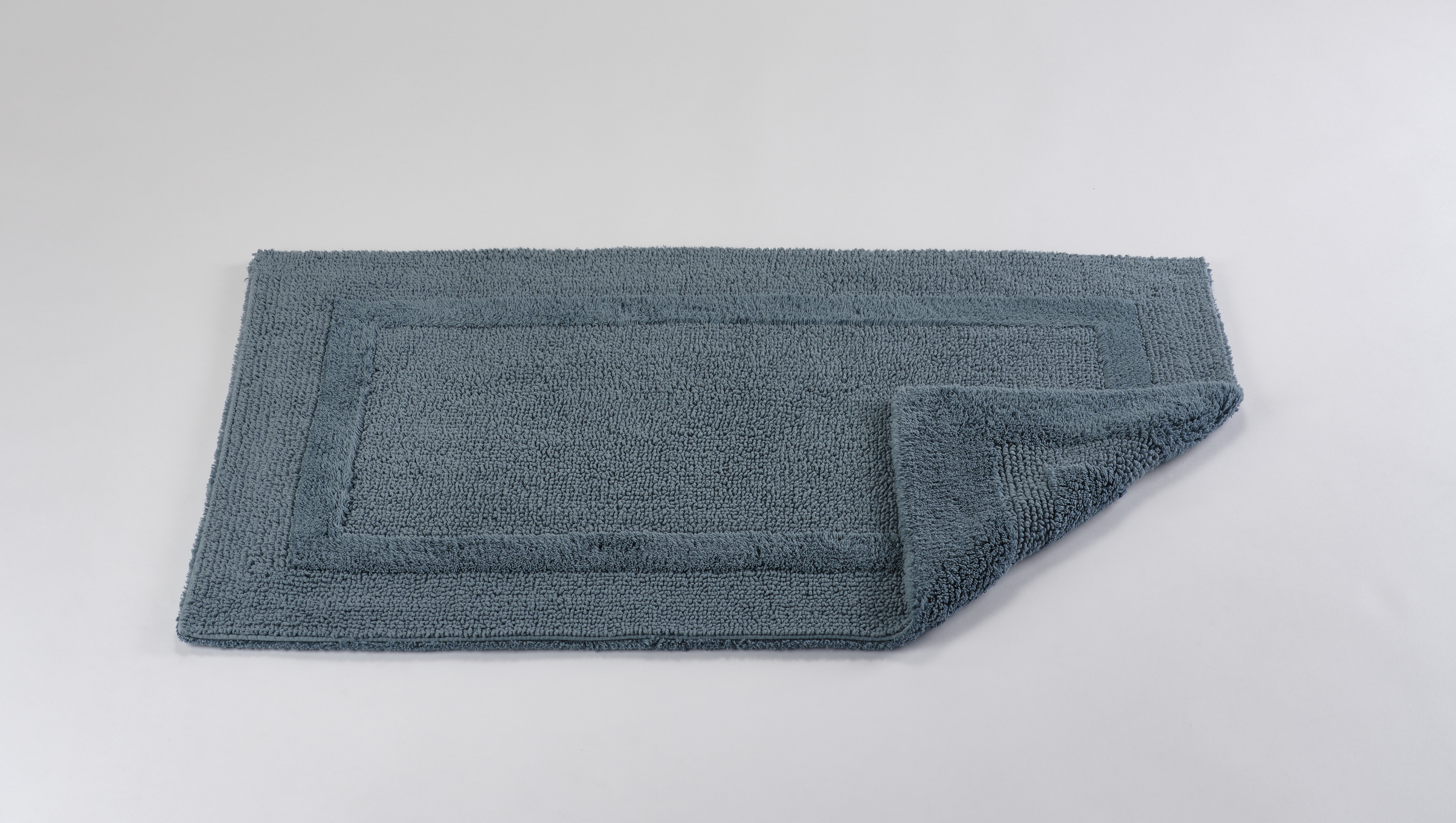 Badezimmerteppich REVERSIBLE 50x80cm bluestone