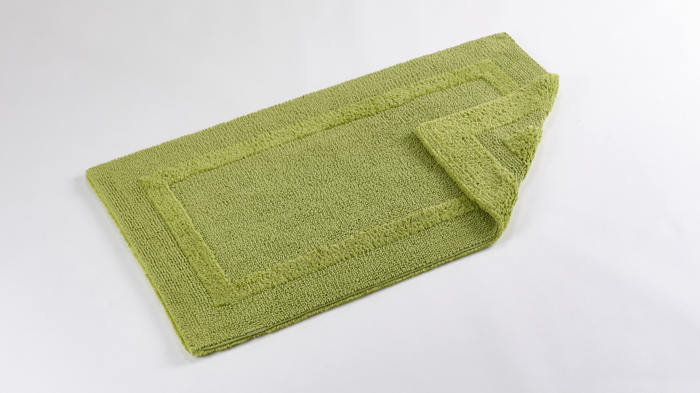 Badezimmerteppich REVERSIBLE 50x80cm apple green