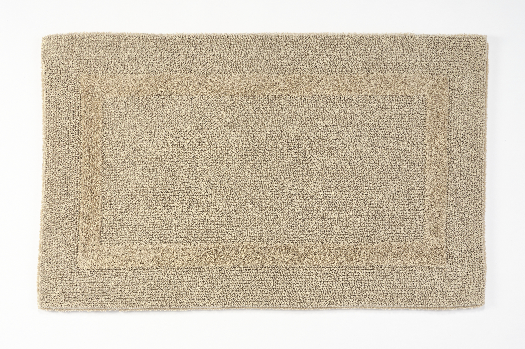 Badezimmerteppich REVERSIBLE 50x80cm linen