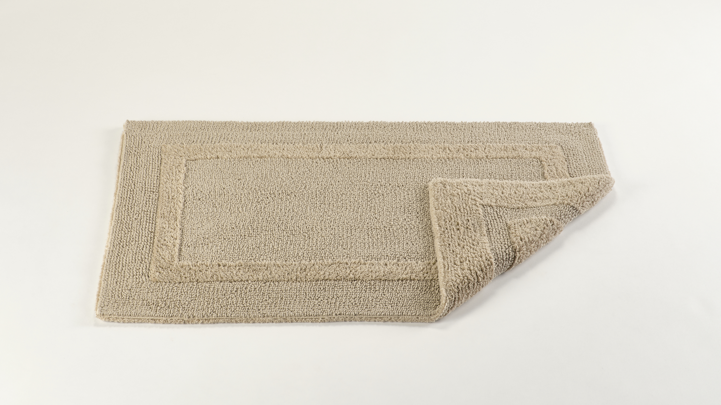 Badezimmerteppich REVERSIBLE 50x80cm linen