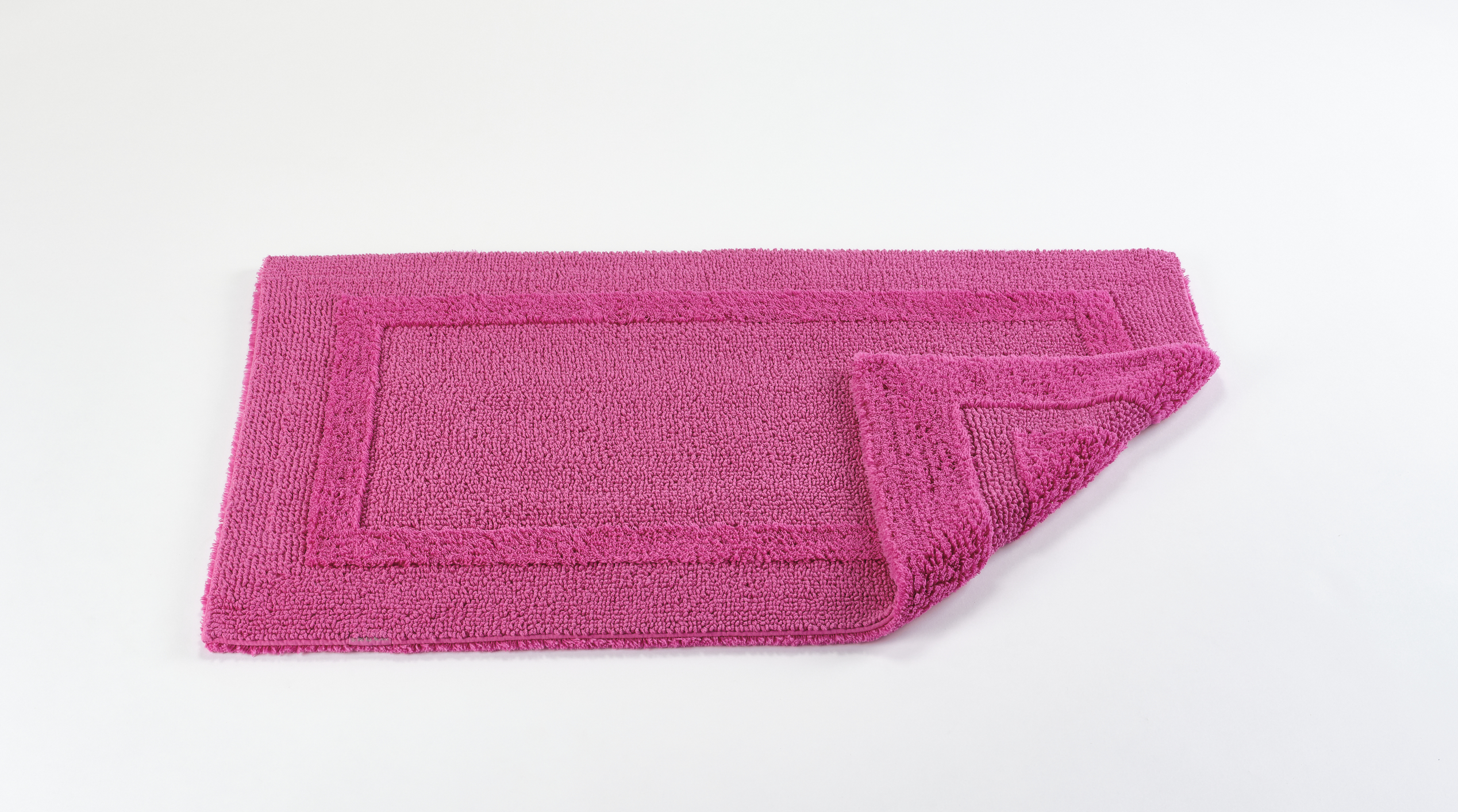 Badezimmerteppich REVERSIBLE 50x80cm happy pink