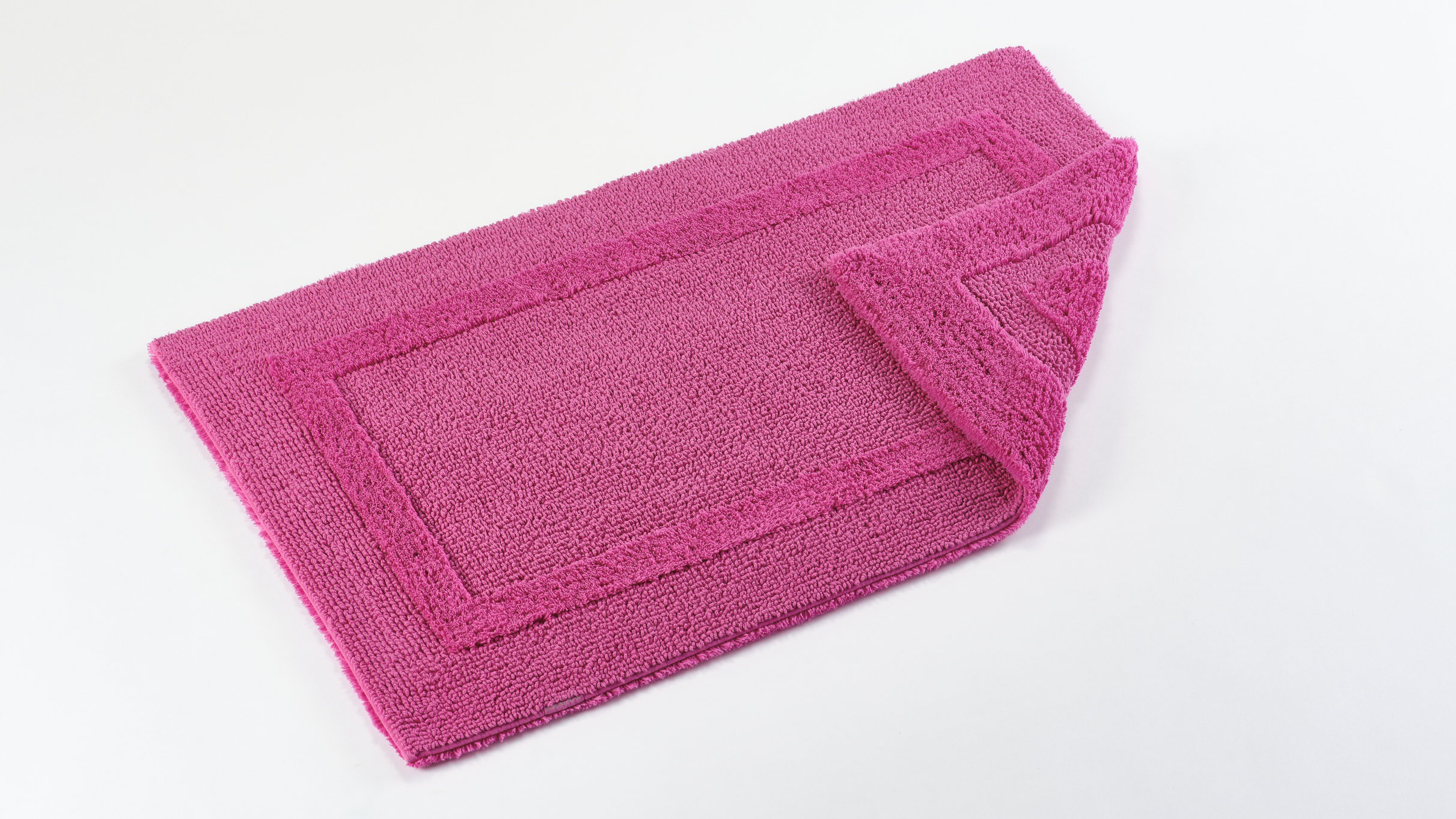 Badezimmerteppich REVERSIBLE 50x80cm happy pink
