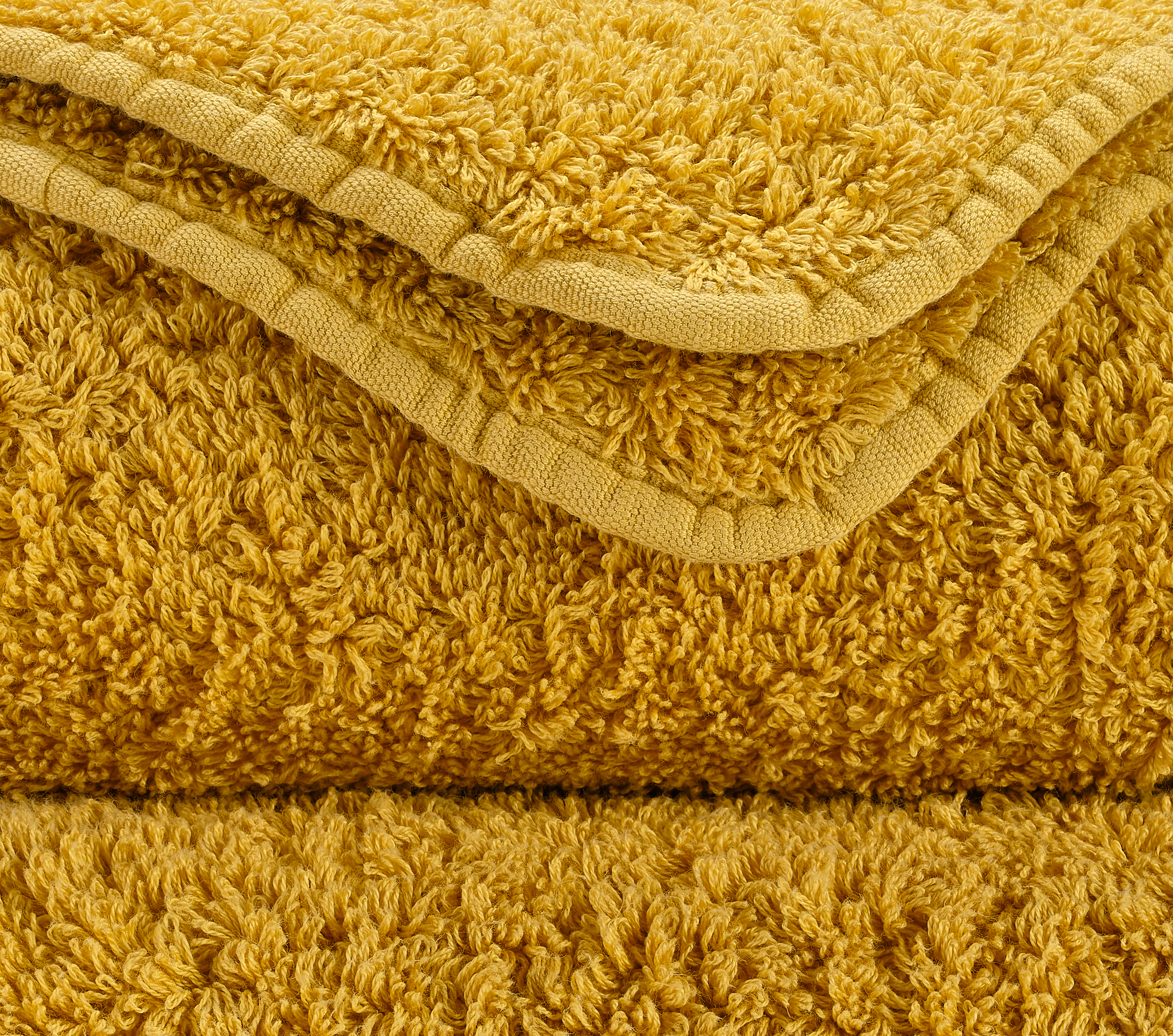 Badetuch Super Pile 100x150cm safran