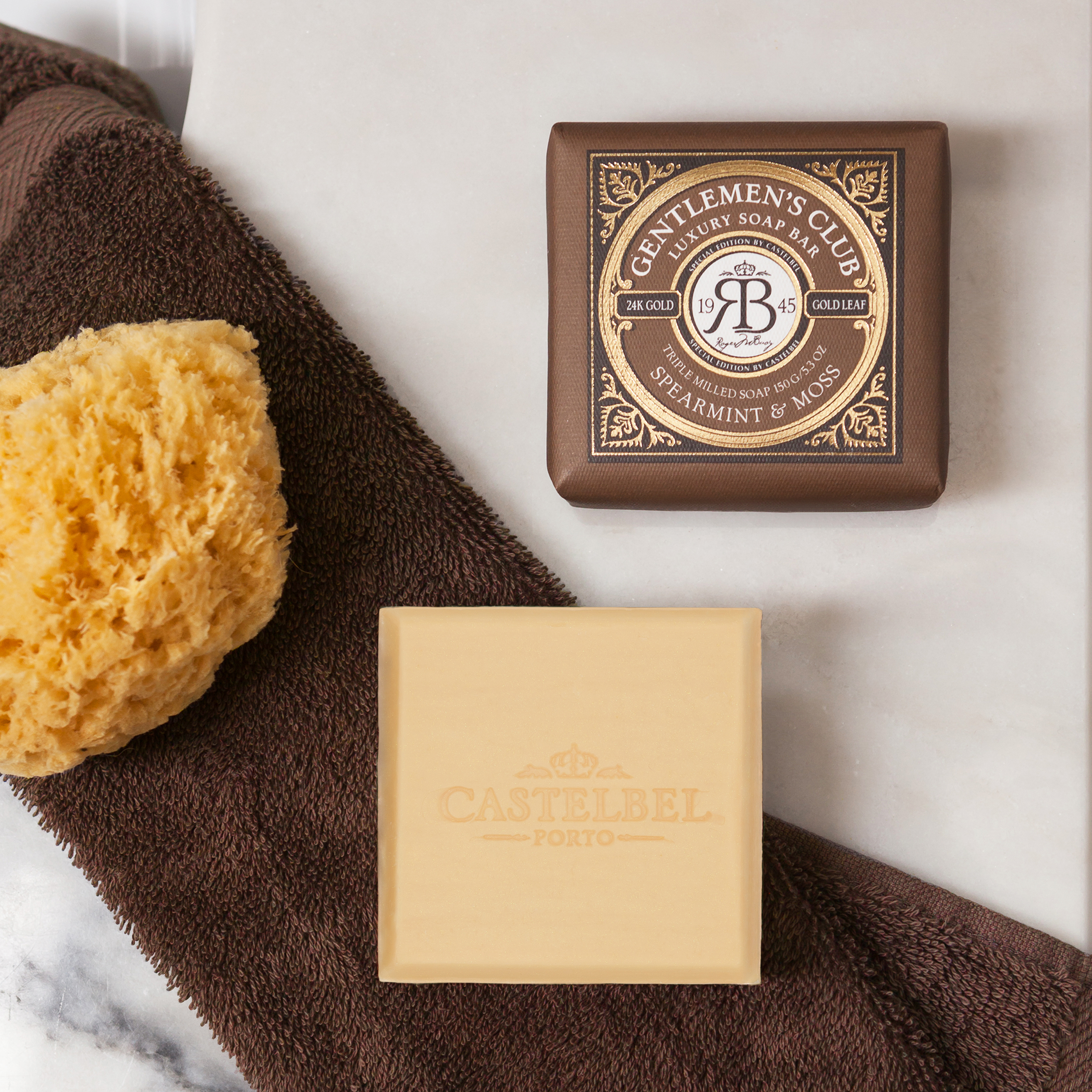 Castelbel Handseife Gentlemen's Club Spearmint 150g  - BROWN