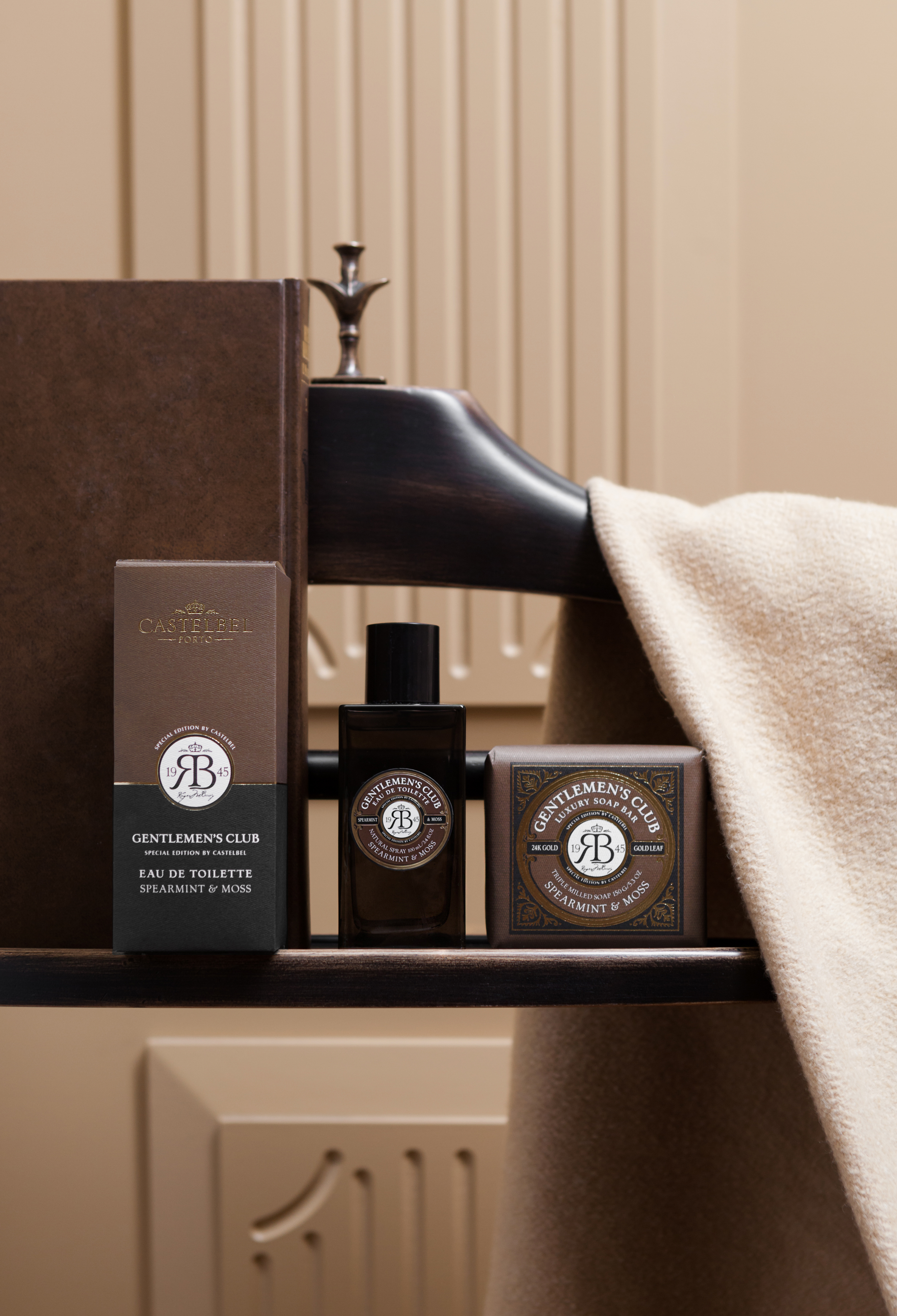 Castelbel Handseife Gentlemen's Club Spearmint 150g  - BROWN