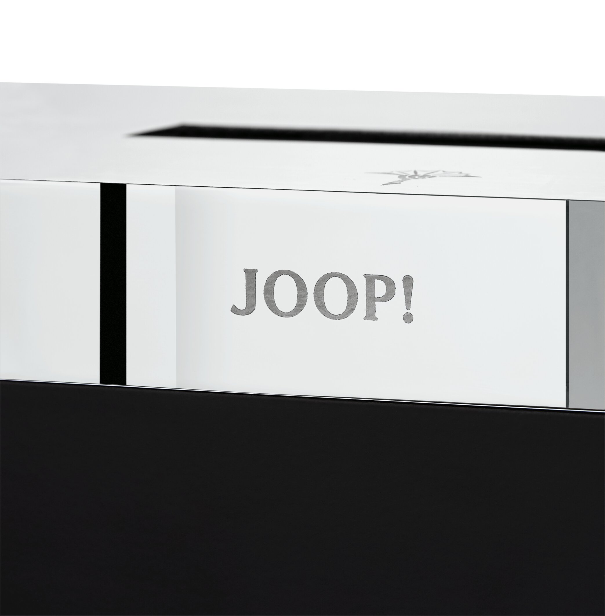 JOOP! Kleenexbox - Schwarz | Chrom