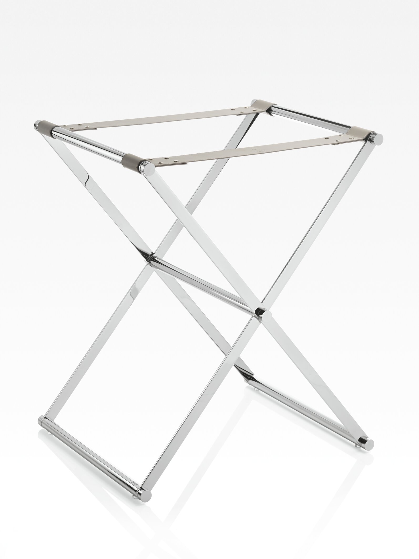 JOOP! Tablett mit Untergestell XL - chrom | grau