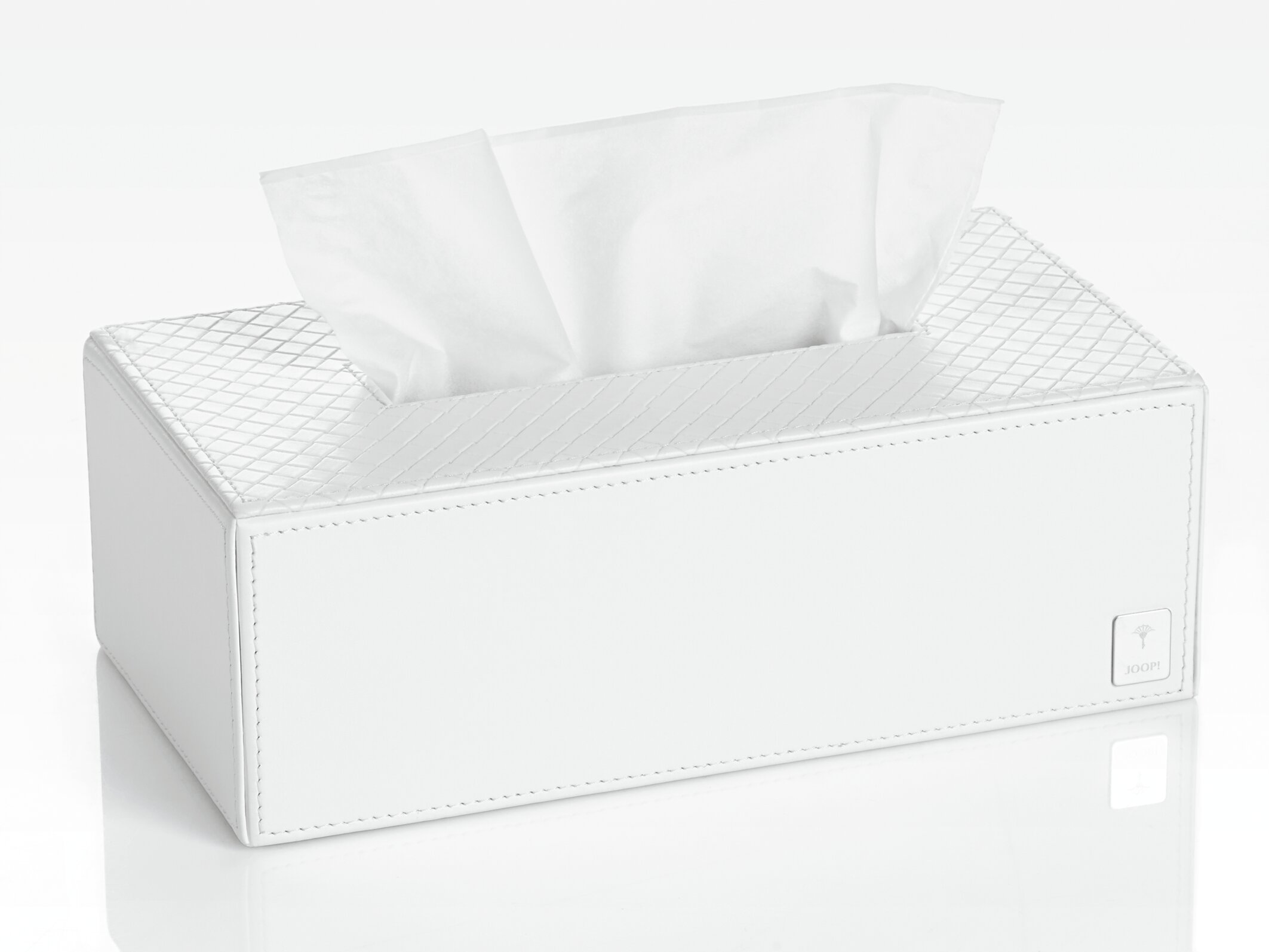 JOOP! Papiertuchbox rechteckig - weiß