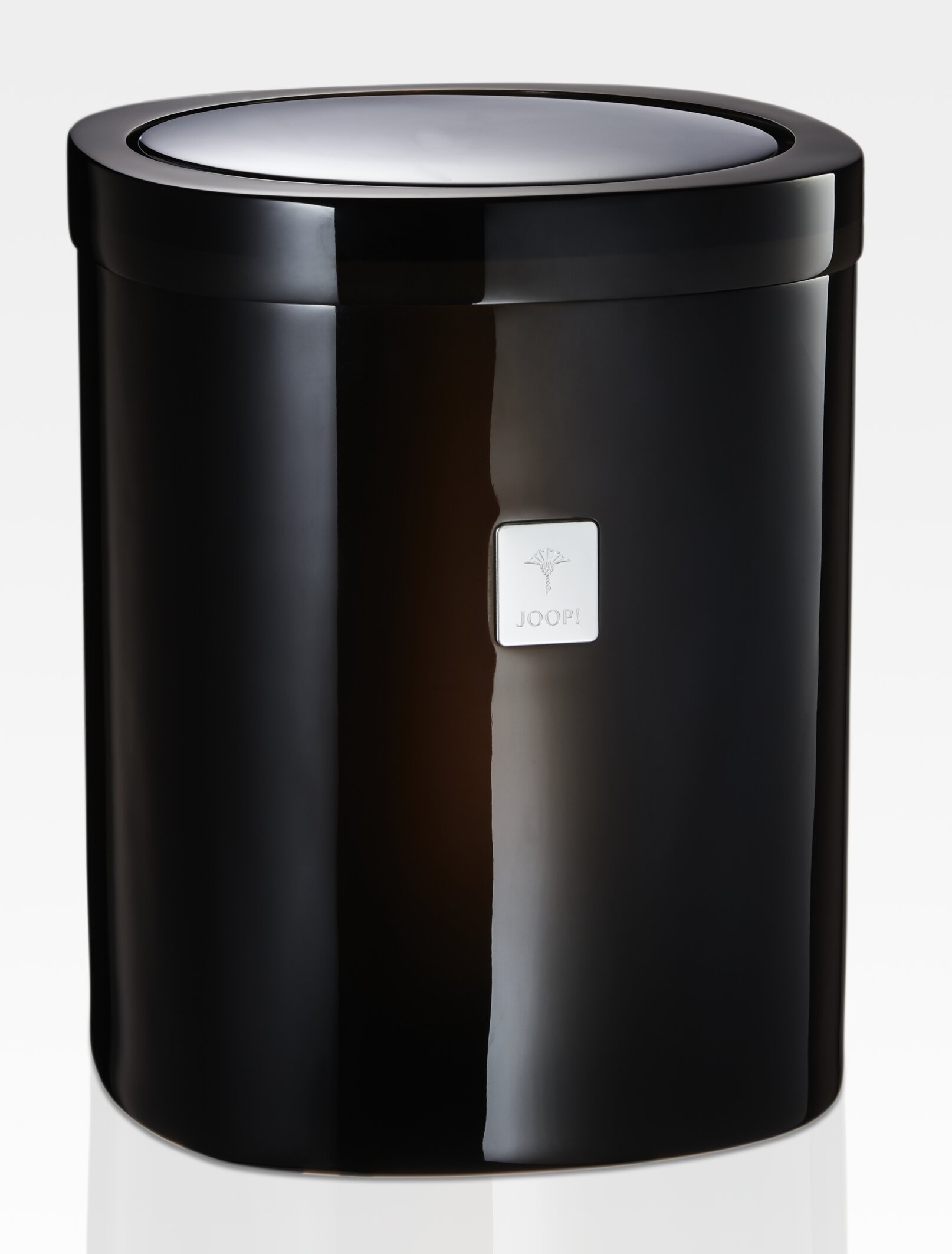 JOOP! Badeimer mit Schwingdeckel - anthrazit ( Crystal Line )