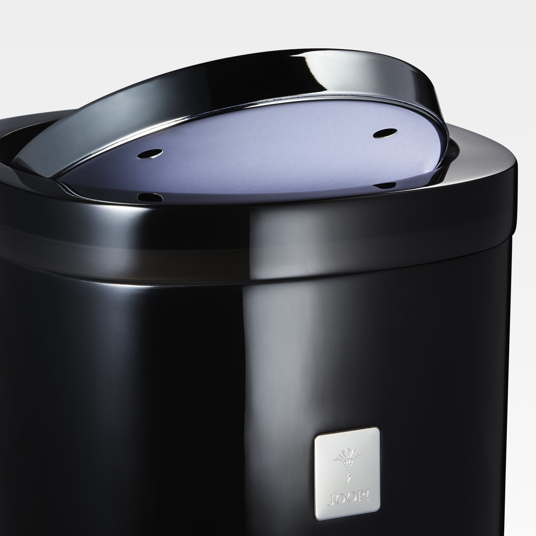 JOOP! Badeimer mit Schwingdeckel - anthrazit ( Crystal Line )