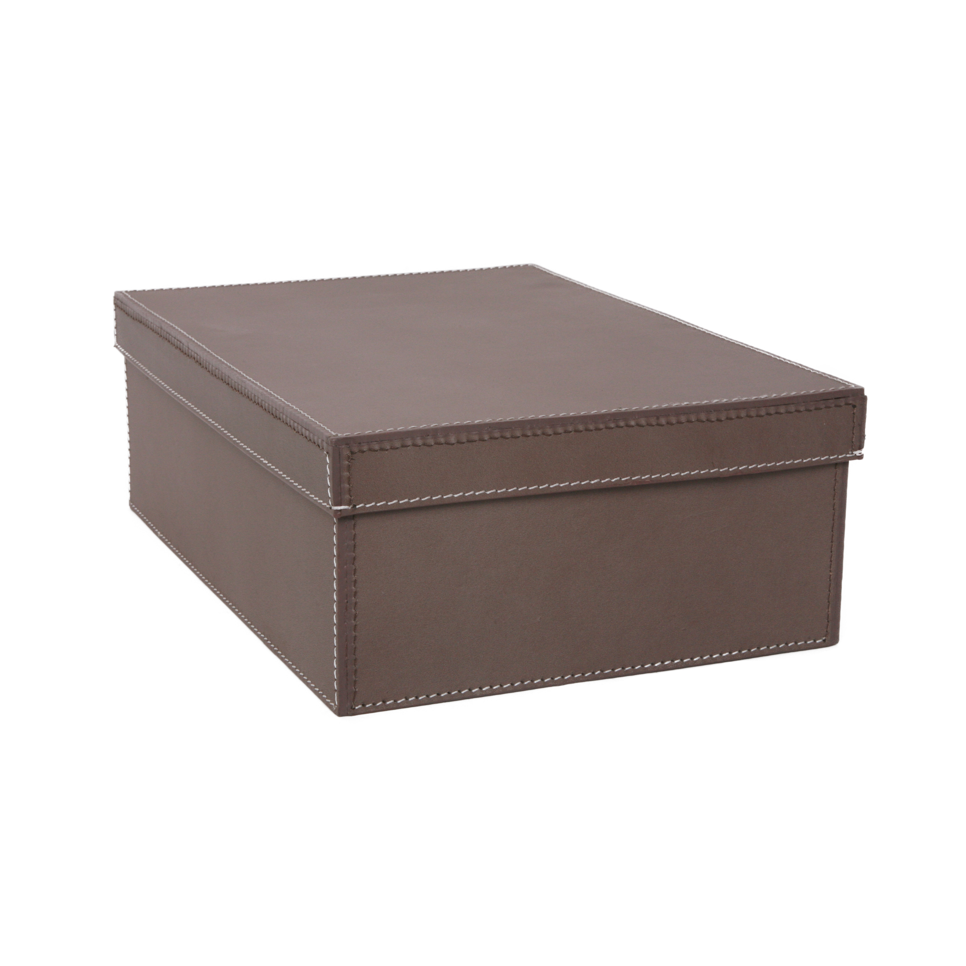 Storage Box Medium Elephant/white Stitch