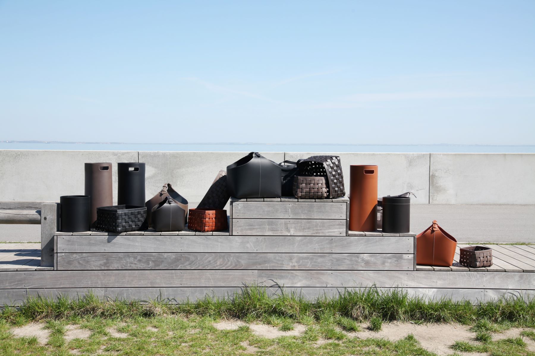 Brennholz Korb, Black