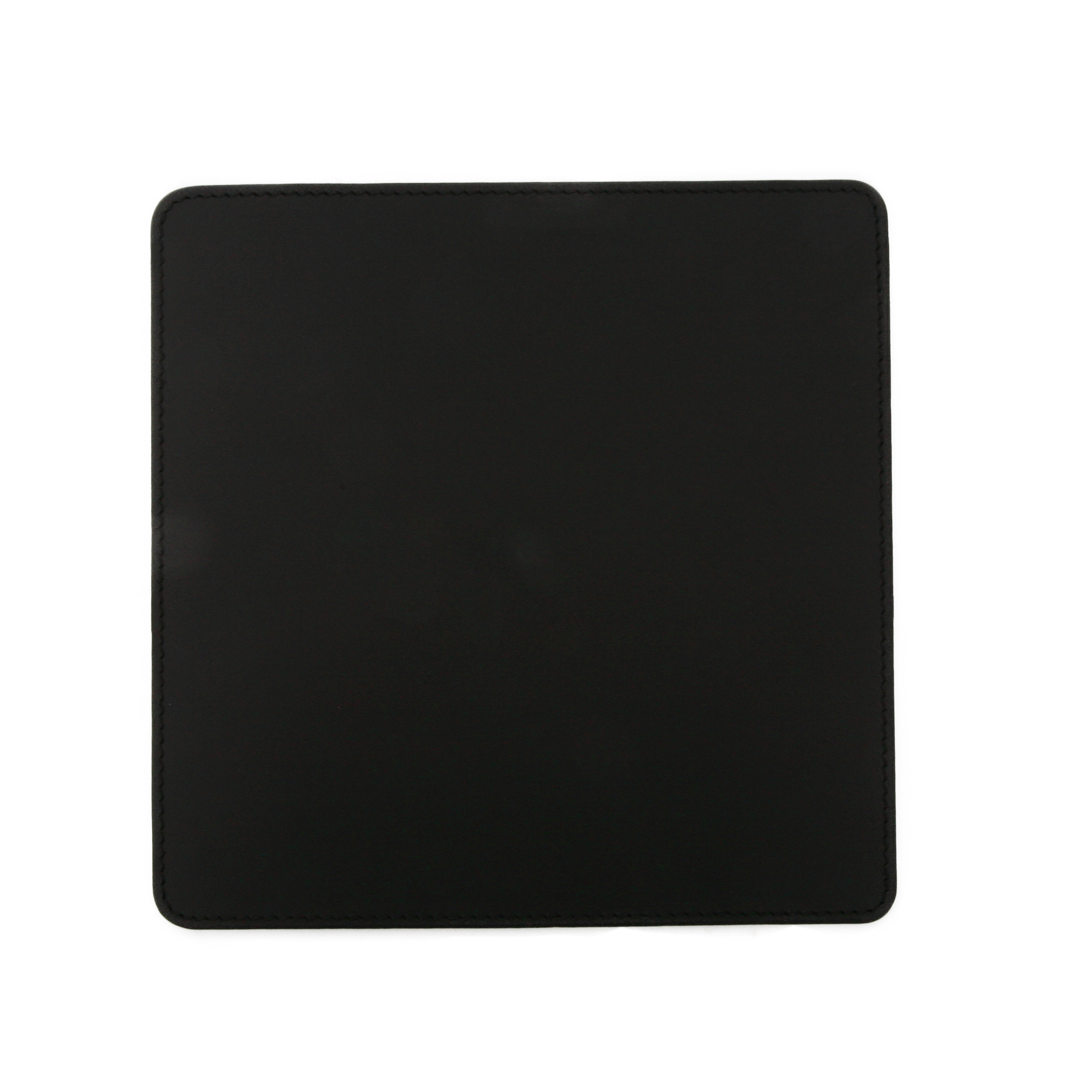 Mousepad SQ.21 cm Black/black Stitch