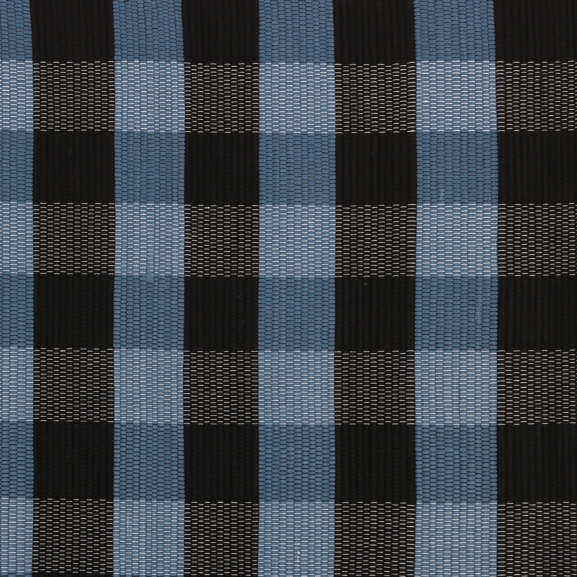 Teppich Marty 180x60cm blau schwarz