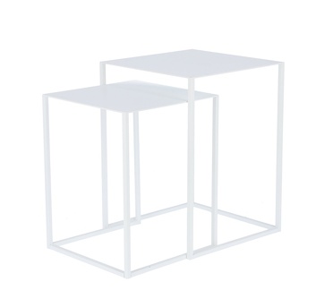 Beistelltisch PUR, 2er-SET, schwarz