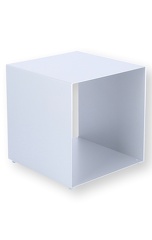 Regal Würfel CUBUS METALL, 35x35x36cm, luna-silber