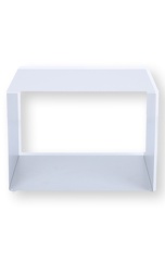 Regal Würfel CUBUS METALL, 35x50x36cm, luna-silber