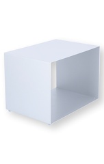 Regal Würfel CUBUS METALL, 35x50x36cm, luna-silber