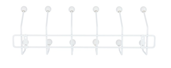 Wandgarderobe CRICK mit 12 Haken