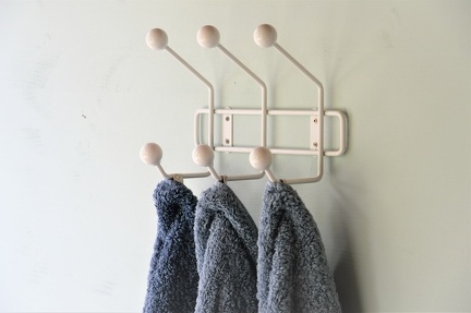 Wandgarderobe CRICK mit 6 Haken