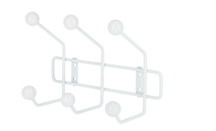 Wandgarderobe CRICK mit 6 Haken