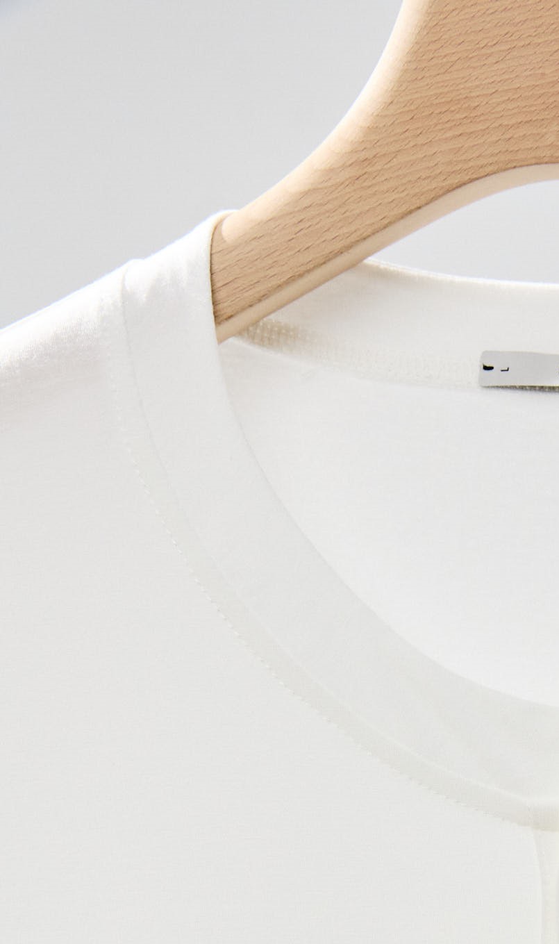 ALEX Shirt rippe weiss L