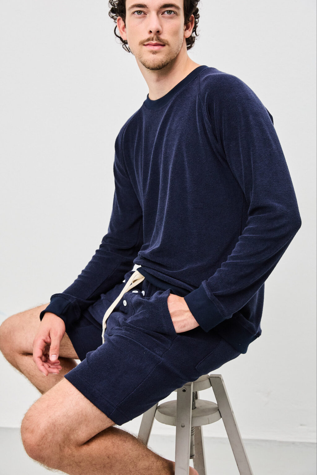 OLIVER Short rippe schwarz L