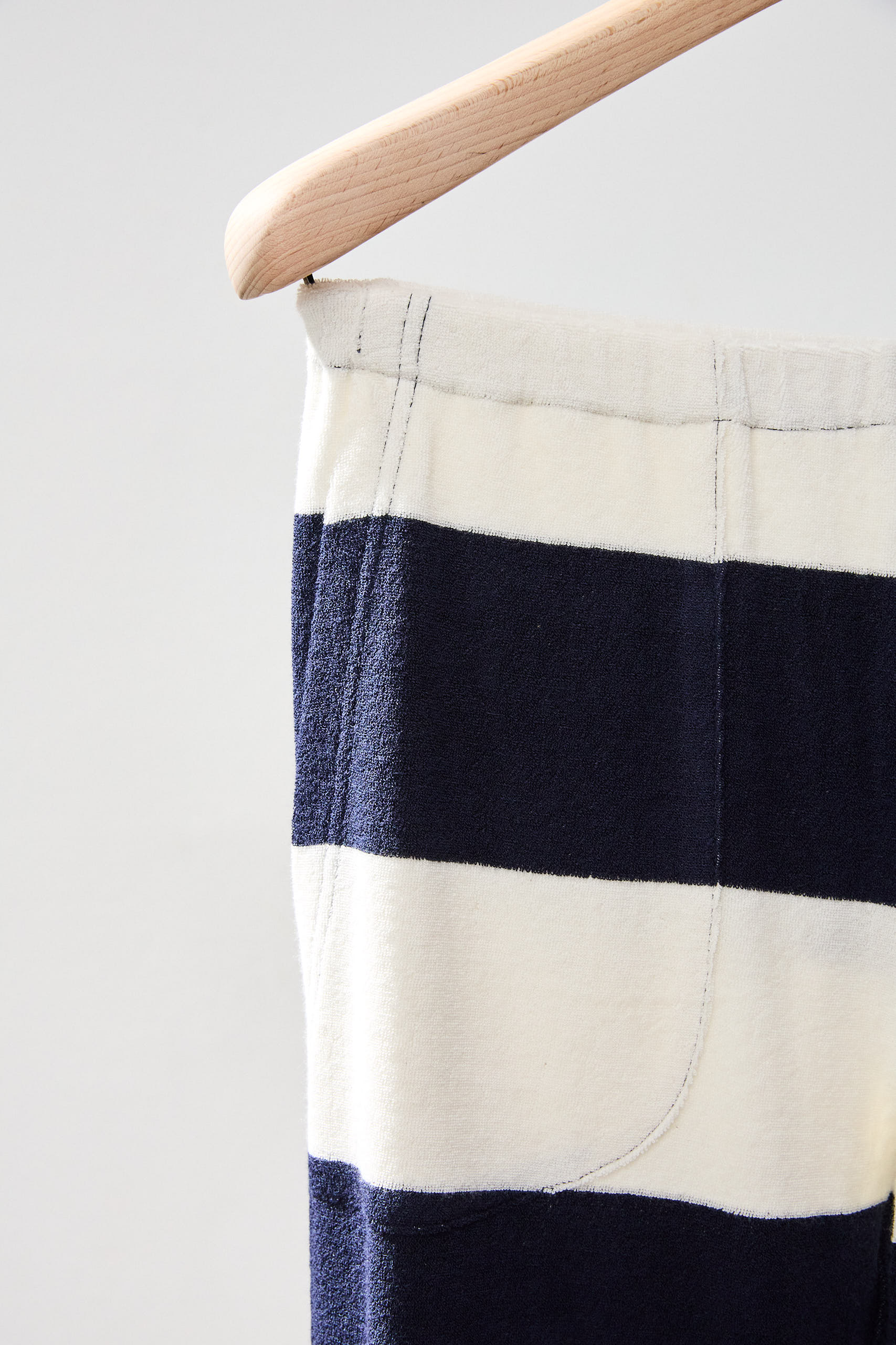 PURE Hose frottee milk-midnight M