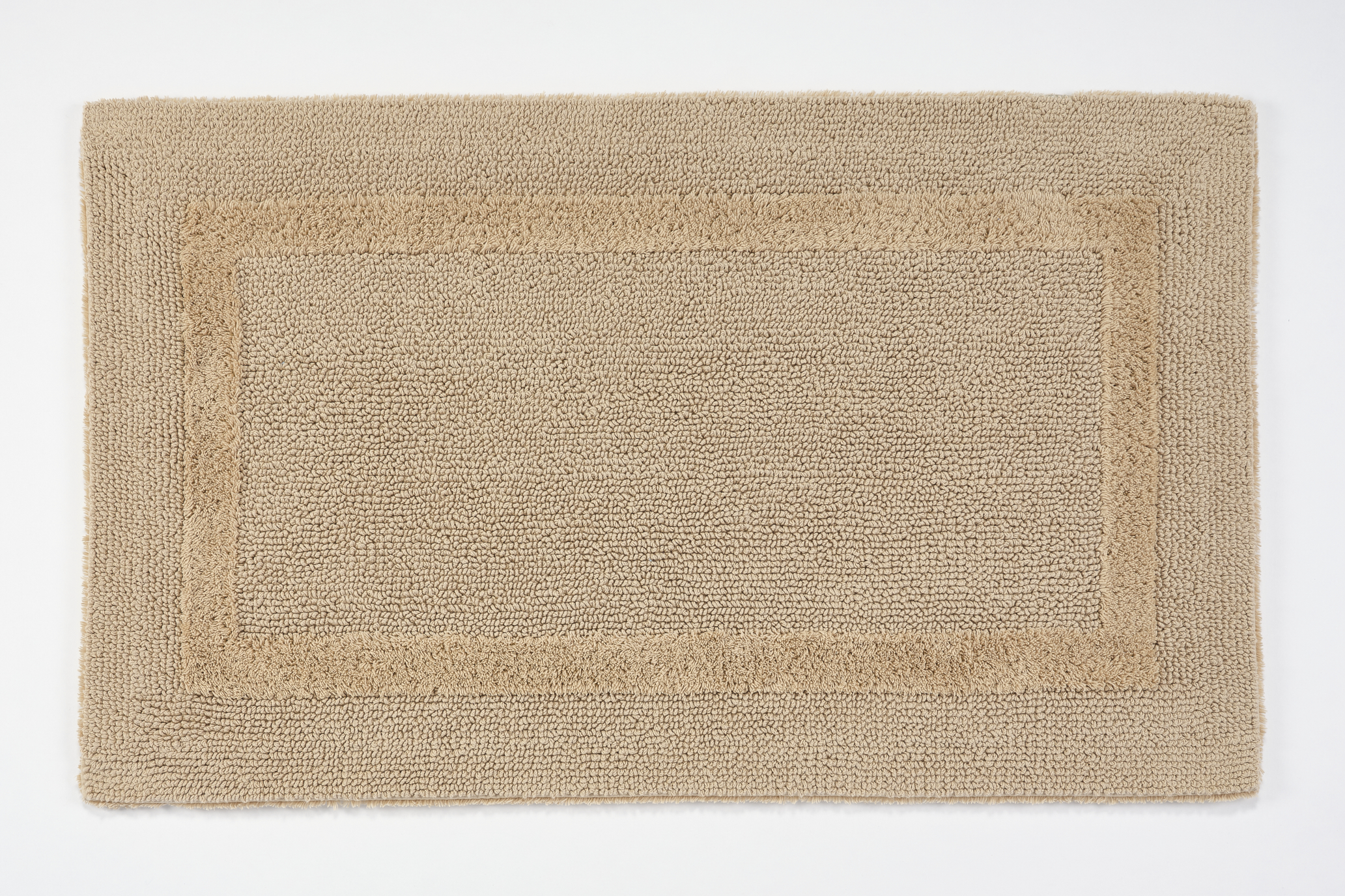 Badezimmerteppich REVERSIBLE 50x80cm sand
