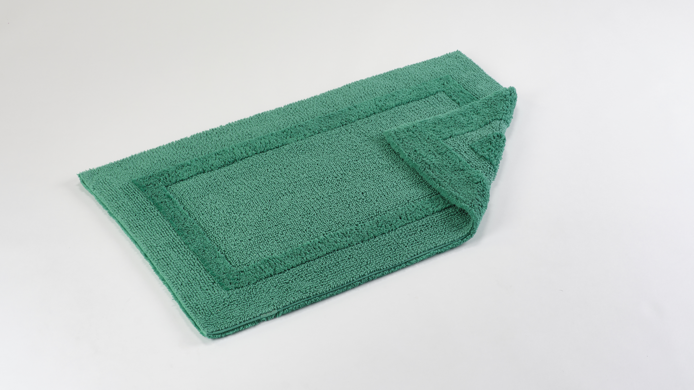 Badezimmerteppich REVERSIBLE 50x80cm smaragd