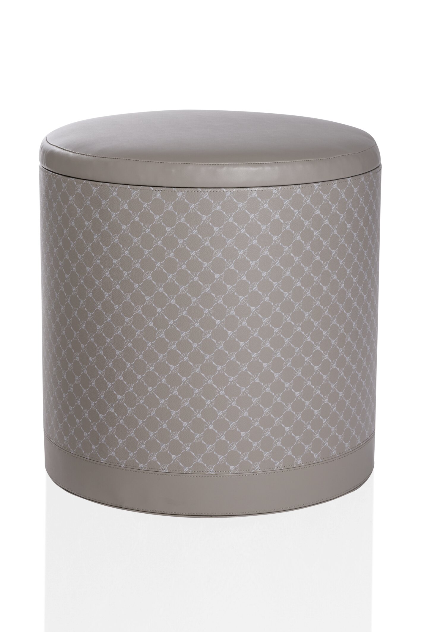 JOOP CORNFLOWER Pouf - Grau/Weiß