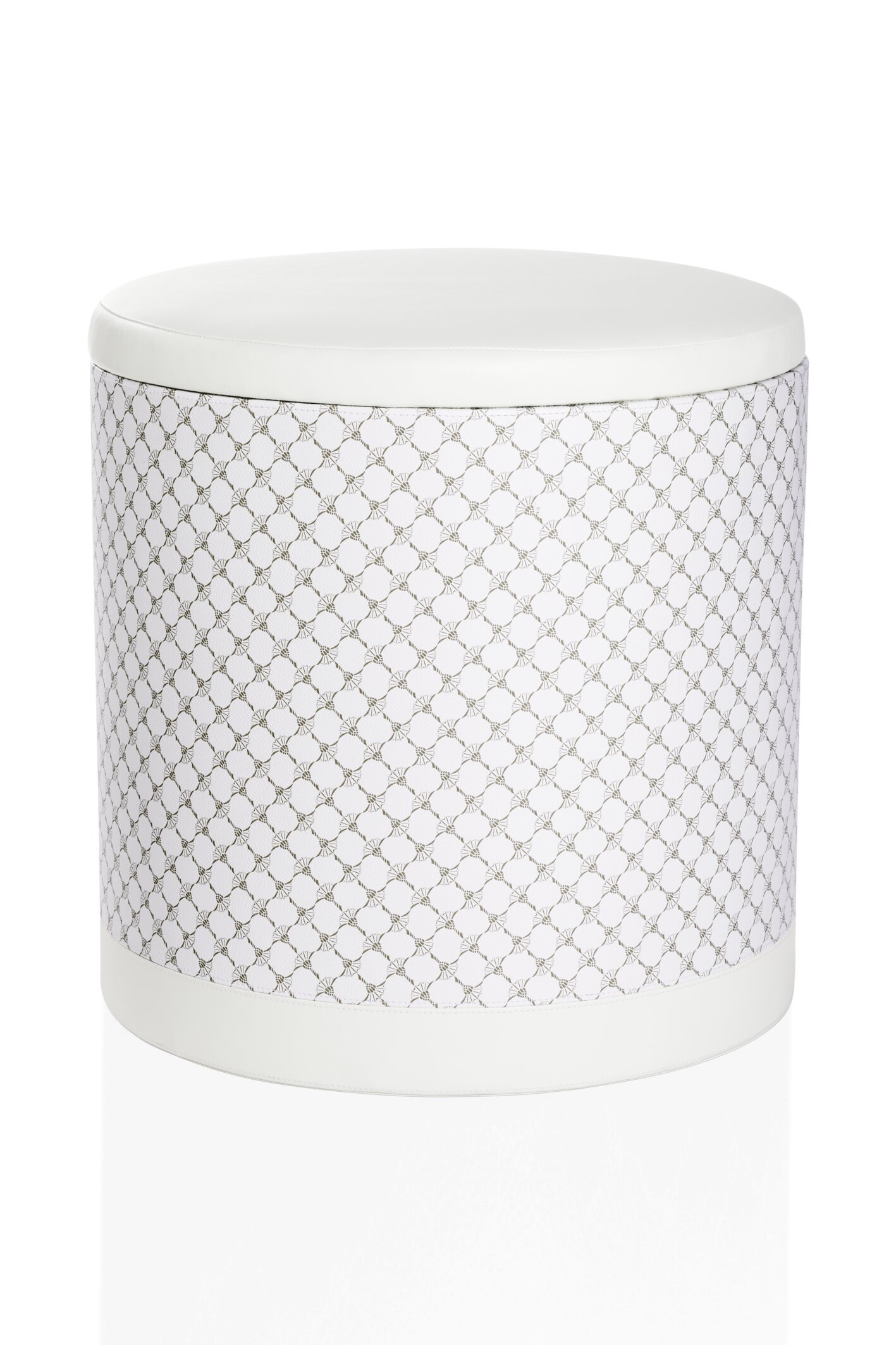 JOOP CORNFLOWER Pouf - Weiß/Grau