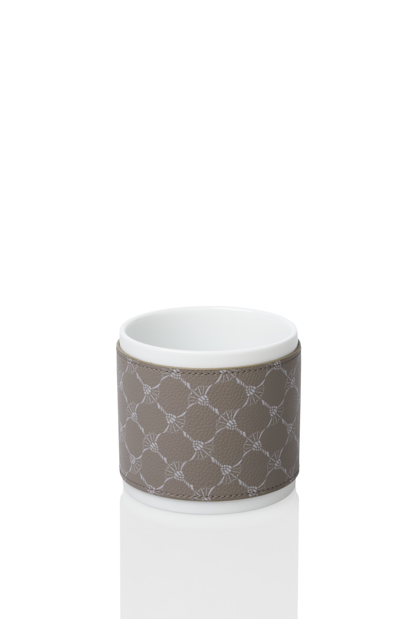 JOOP CORNFLOWER Becher Porzellan weiß - Grau/Weiß