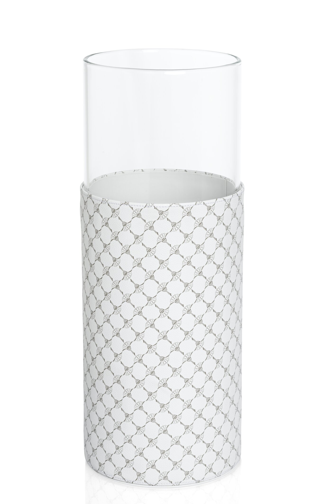 JOOP CORNFLOWER Vase L - Weiß/Grau