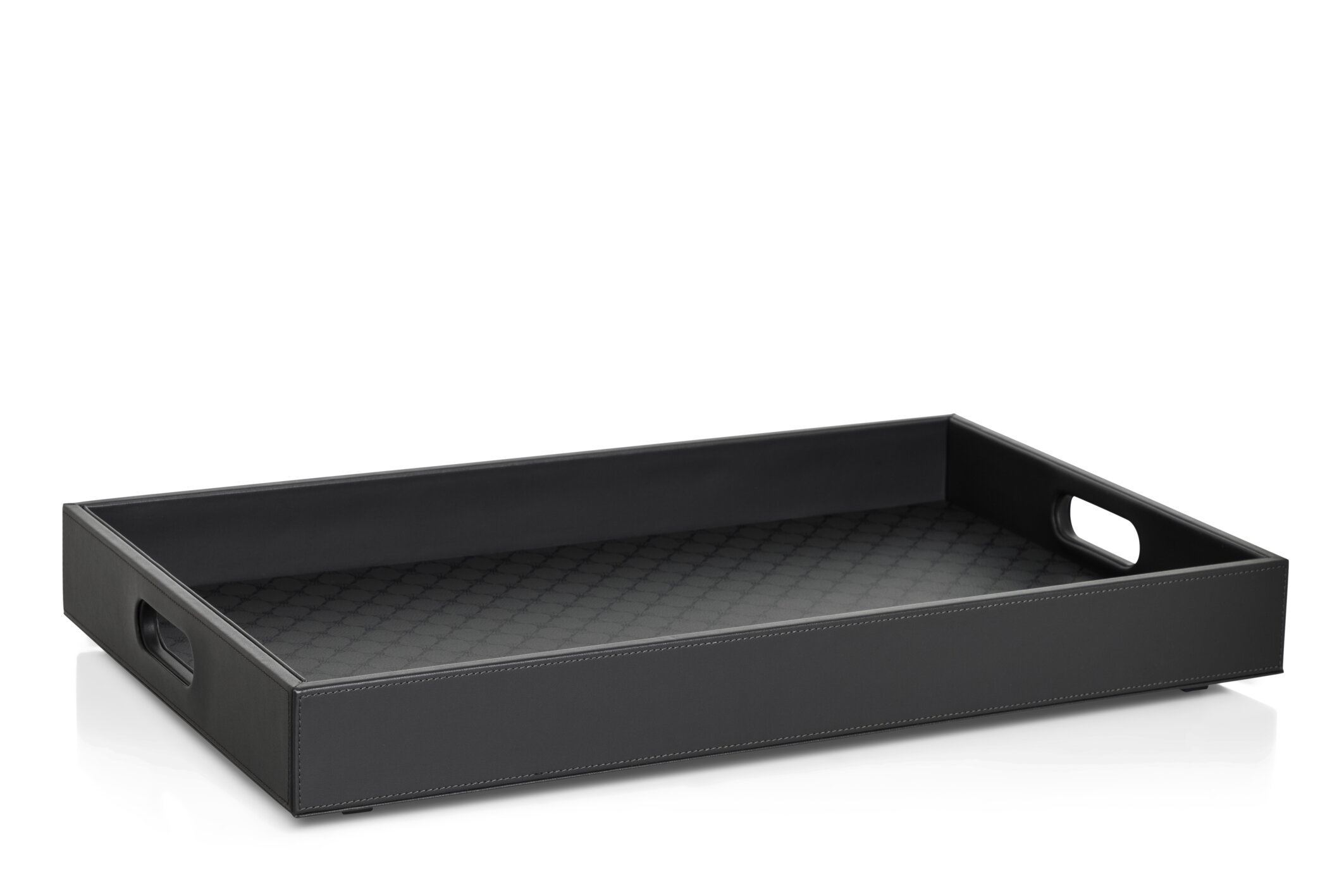 JOOP CORNFLOWER Tablett rechteckig S - Anthrazit/Schwarz