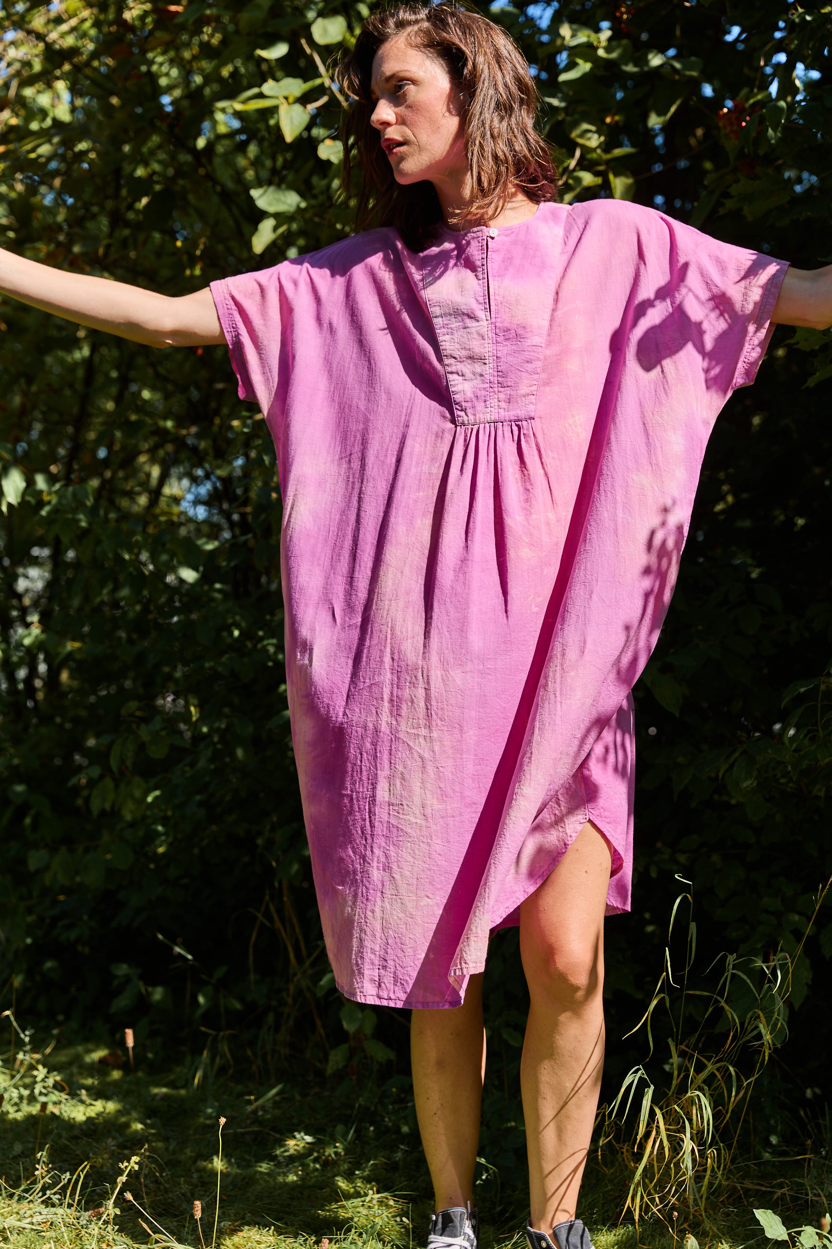 KARLA kaftan voile blossom-berry L