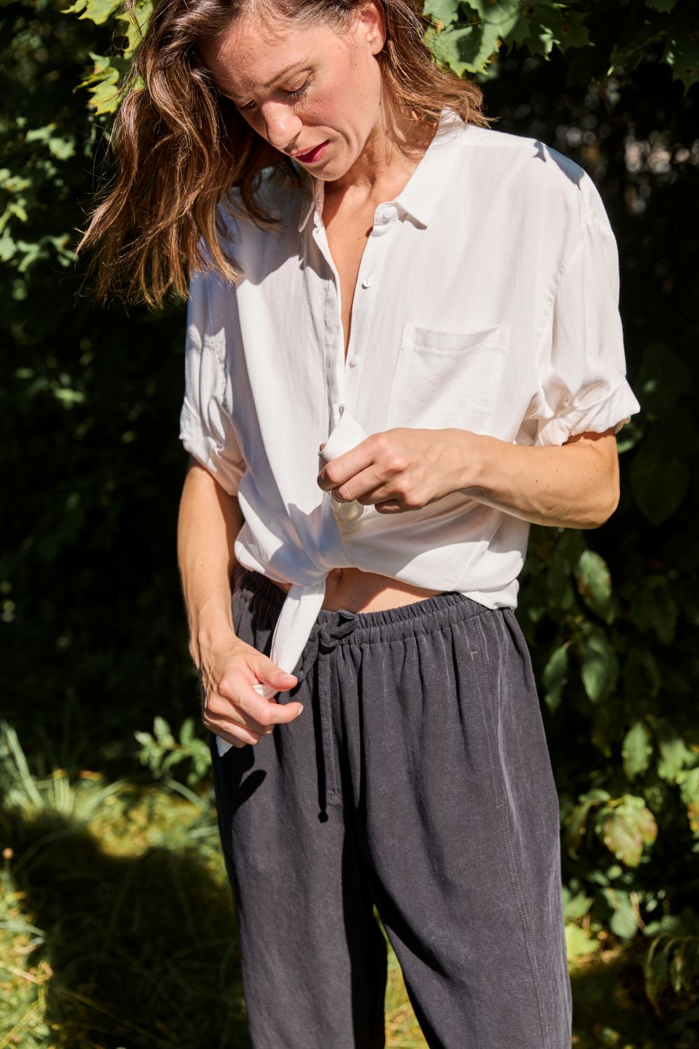 CHLOE hose viscoselinen nearly black XS
