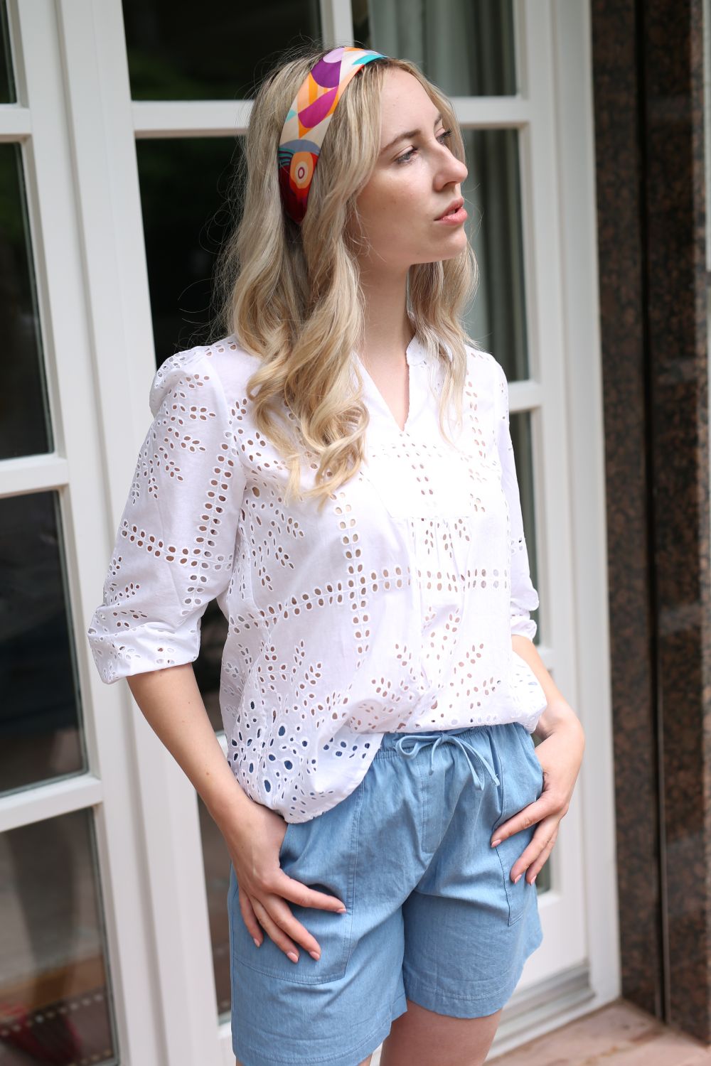 Lässige Short im Denim Look S