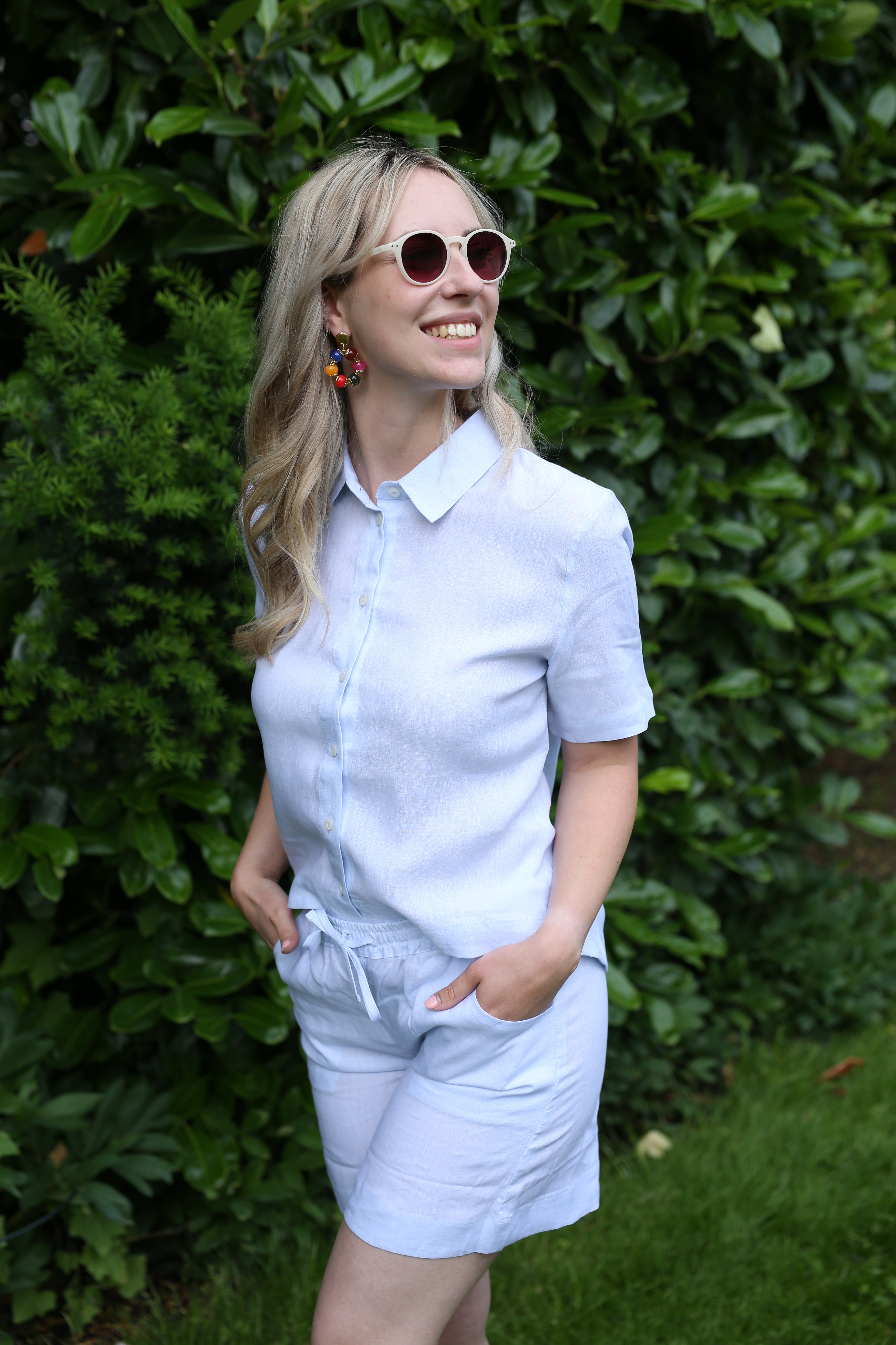 Leinen Bluse S