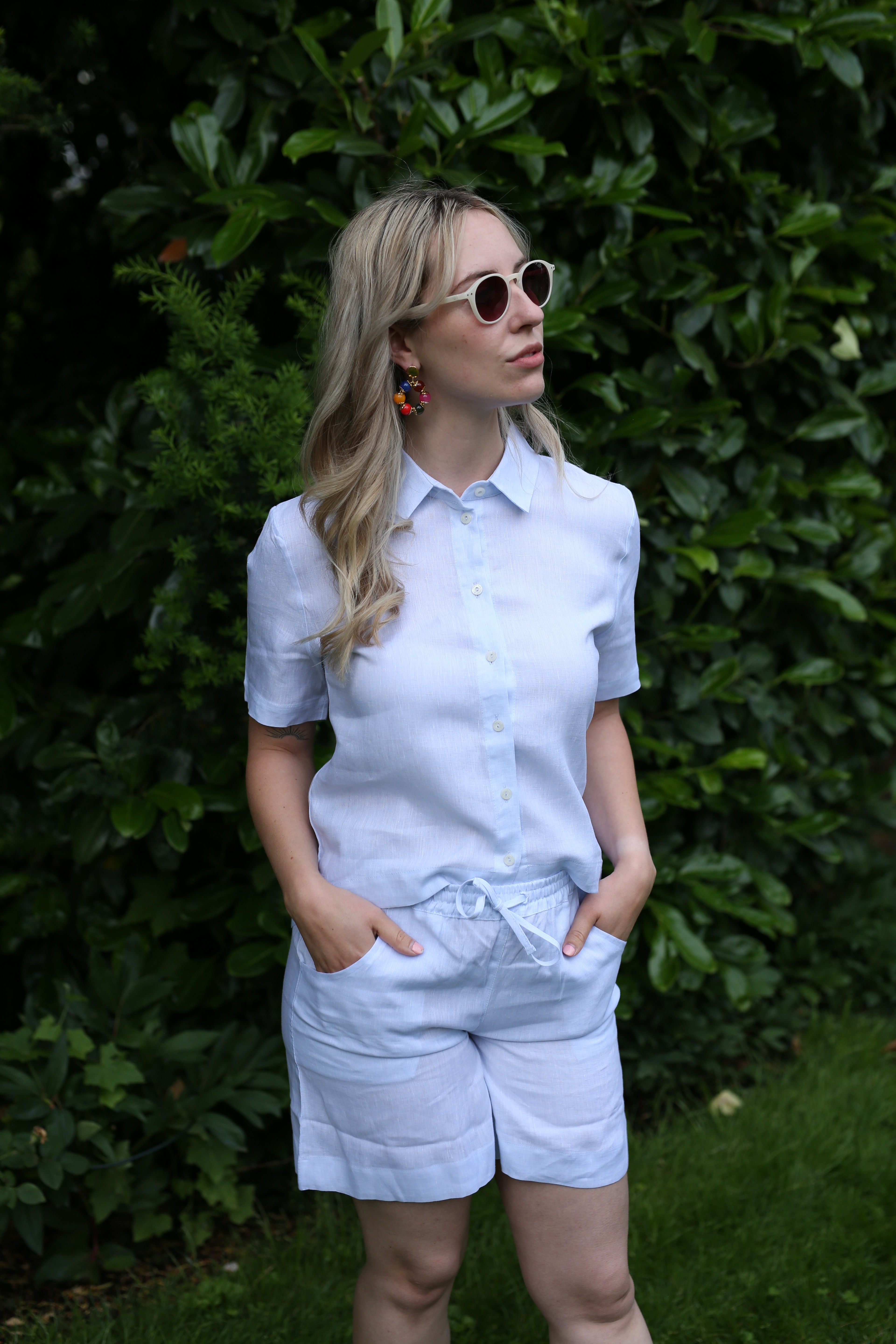 Leinen Bluse S